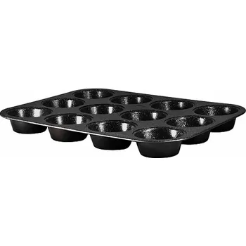 Nádoba na pečení Forma na muffiny s nepřilnavým povrchem 12 ks Black Rose Collection BH-1436