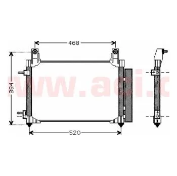 Sušič klimatizace chladič klimatizace se sušičkou [510*308*16]