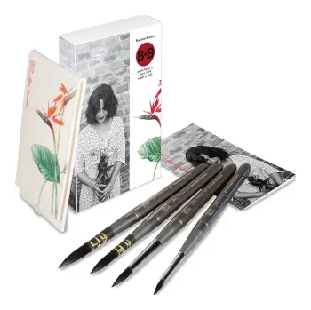 Umělecký štětec Cestovní sada štětců pro akvarel Silvia Molnari (Cestovní sada štětců pro akvarel Silvia Molnari)