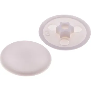 krytka matice KRYTKA PLASTIKOVÁ bílá pro univerzální vruty