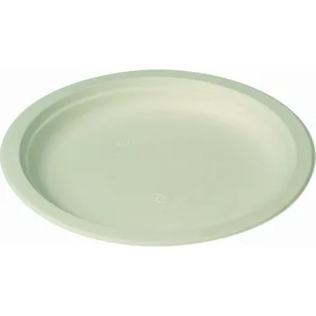 Talíř Talíř | 23 cm | Kompostovatelné | Z cukrové třtiny Balení: 130 Ks