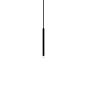 Lodes A-tube Nano Small cluster, černé závěsné svítidlo s černým kabelem, 3W LED 2700K, 30cm