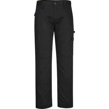 montérky PORTWEST WORK CD884 / Kalhoty do pasu - černá UK 44/EU 60