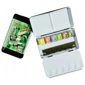 Vodová barva Sada akvarelových barev Renesans 6ks v kovové kazetě (Sada akvarelových barev Renesans 6ks v kovové kazetě)