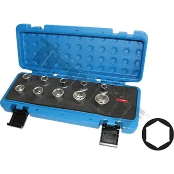 Gola sada Sada šestihranných nástrčných hlavic 1/2" v palcových rozměrech, 10 kusů