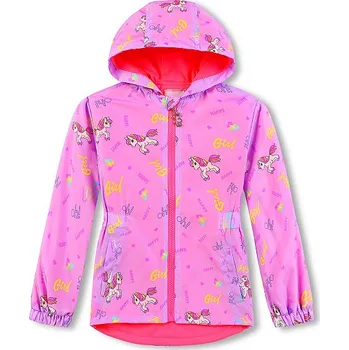 Dívčí bunda Dívčí šusťáková bunda Kugo KB9969 - růžová Barva: Růžová, Velikost: 98