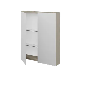 Koupelnový nábytek Dřevojas Dvoudveřová galerka PREMIUM GA2E 60 - M05 Béžová mat