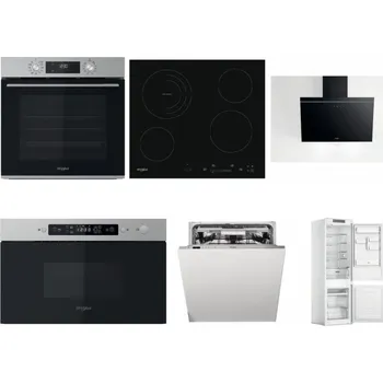 Set domácích spotřebičů WHIRLPOOL OMK58CU1SX + WHIRLPOOL AKT 8900 BA + WHIRLPOOL AKR 62F LT K + WHIRLPOOL MBNA910X + WHIRLPOOL WIO 3O540 PELG + WHIRLPOOL WHC18 T311