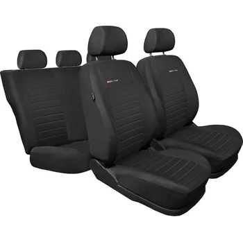 Potah sedadla Autopotahy Škoda Fabia I, dělená, 5 opěrek hlavy, prolis
