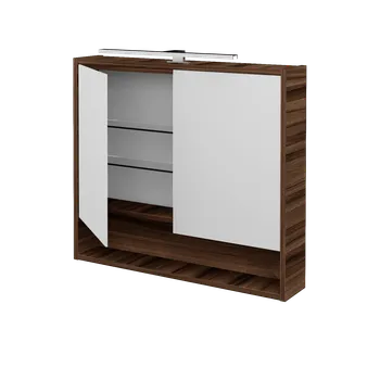 Koupelnový nábytek Dřevojas Dvoudveřová galerka FOCUS GA2OE 80 - D06 Ořech