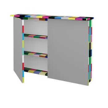 Koupelnový nábytek Dřevojas Dvoudveřová galerka SANI GA2O 100 - IND Individual