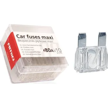 Autopojistky Pojistky do auta MAXI case 10ks 80A