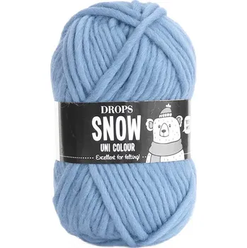 Příze Příze DROPS Snow uni color 12 - světle modrá