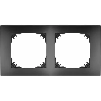 Rozvaděč Dvojitý rám Elektro-Plast Vestra černý