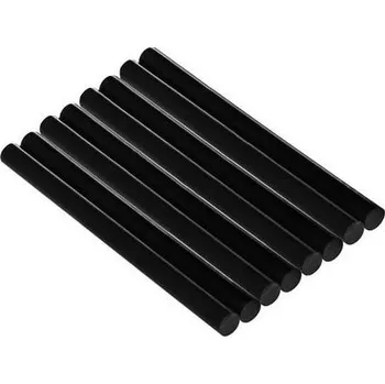 Příslušenství k lepící pistoli Raider Tyčinky do tavné pistole ø7.2х200mm 8ks černé RD - TM-156703