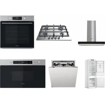Set domácích spotřebičů WHIRLPOOL OMK58CU1SX + WHIRLPOOL TKRL 661 IX EU + WHIRLPOOL WHBS 62F LT K + WHIRLPOOL MBNA910X + WHIRLPOOL WIO 3O540 PELG + WHIRLPOOL WHC18 T311