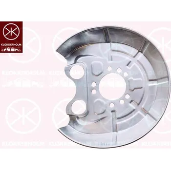 Brzdový kotouč Ochranný plech proti rozstřikování, brzdový kotouč KLOKKERHOLM 5078870