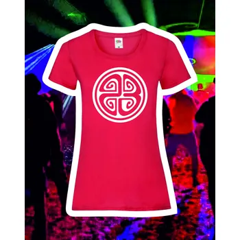 Dámské tričko TEKNOSHOP Opidum Sound 23 tekno tričko s potiskem dámské S červené