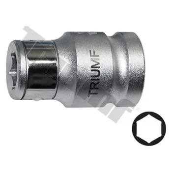 Autopojistky Adaptér s bezpečnostní pojistkou pro 10 mm bity - vstup 3/8"