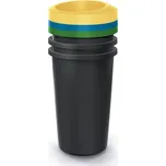 PROSPERPLAST Set košů na tříděný odpad - COMPACTA R SET Objem: 3x25 l