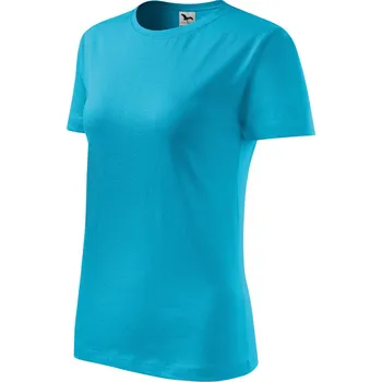 Dámské tričko Malfini Basic 160 Dámské triko 134 tyrkysová XL