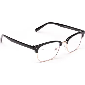 Sluneční brýle KAŠMIR CLUBMASTER BB03 černé - blue blocking