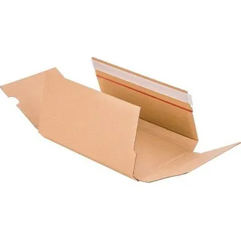 Obalový materiál Poštovní kartonová krabice s lepící a trhací páskou 300x212x50 mm 3VVL B 380g/m2 hnědá - paleta 1250 ks