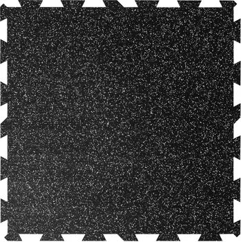 Zátěžová podložka Podlaha PUZZLE PROFI CF 8 mm / 100x100 / černo-bílá 10%