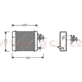 Výměník tepla topný radiátor [182*175*42]
