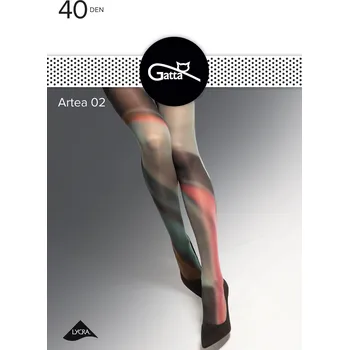 Dámské erotické punčochy Gatta Artea 02 Machiato Velikost 2-S