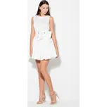 Romantické šaty s velkou mašlí K271 KATRUS Barva: Smetanová, Velikost: M