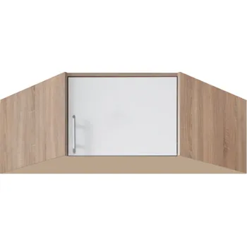 Šatní skříň Nádstavec na skříň Smart 4 - Bílá / Sonoma