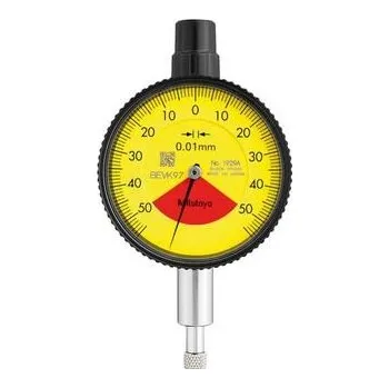 Mitutoyo Jednootáčkový číselníkový úchylkoměr 1mm, analog, bez očka, dělení 0,01mm - MIT1929AB