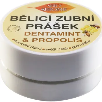 zubní pasta BIO BIONE bělící zubní prášek s propolisem 40g
