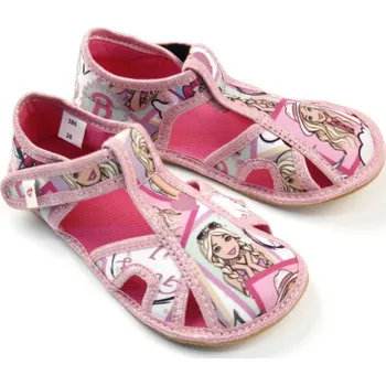 Dámská zdravotní obuv Ef Barefoot bačkůrky 386 OTEVŘENÉ Bgirl Velikost EU: 24, vnitřní délka: 151, vnitřní šířka: 63