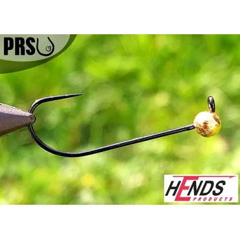 Rybářský háček Tungstenová jigovka HENDS velikost 2 barva Gold - 1,3g