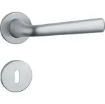 Dveřní kování MP - AS - TULIPA - R 7S (OCS - Chrom broušený), klika-klika, WC klíč, MP OCS (chrom broušený)