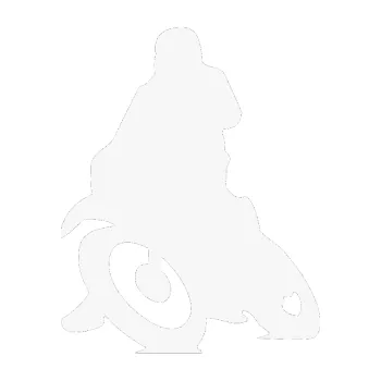 Samolepící dekorace SAMOLEPKA Motorka 002 levá silniční motorky (09 - bílá) NA AUTO, NÁLEPKA, FÓLIE, POLEP, TUNING, VLASTNÍ TEXT, TISK, AUTOSAMOLEPKY.cz, POLEPY, OBRÁZEK, LOGO, SAMOLEPKY