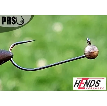 Rybářský háček Tungstenová hlavička bez protihrotu Hends velikost 6 barva Olive - 0,4g