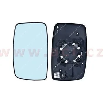 Auto zrcátko sklo zpětného zrcátka s plastovým držákem vyhřívané velké (pro nedělené zrcátko) P