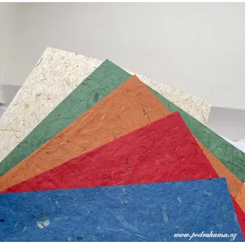 Umělecký papír Sapaimport Morušový papír Banán - mix 10 ks