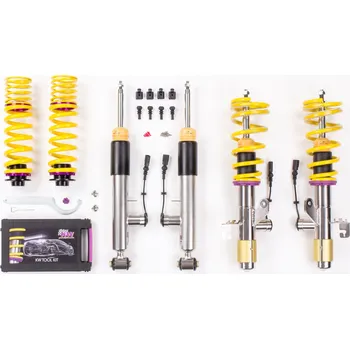 Výškově stavitelný podvozek KW DDC - Plug & Play s elektronicky nastavitelnou tuhostí pro Seat Ateca max zatížení PN 1051 - 1240 kg