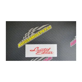 Polep vozidla SAMOLEPKA Limited edition old (09 - bílá) NA AUTO, NÁLEPKA, FÓLIE, POLEP, TUNING, VLASTNÍ TEXT, TISK, AUTOSAMOLEPKY.cz, POLEPY, OBRÁZEK, LOGO, SAMOLEPKY