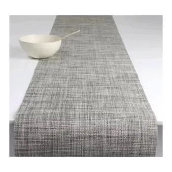 prostírání Prostírání pletené / PVC 1 kus - běhoun - šedá