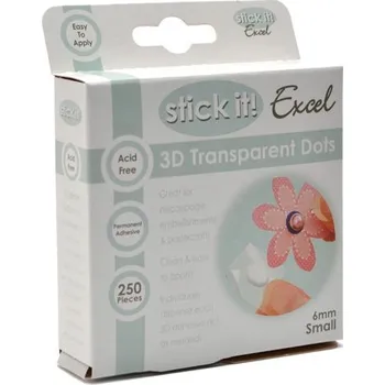 Lepicí kapky na scrapbooking 3D, STI 4532000, 6mm