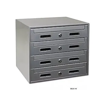 Poštovní schránka Poštovní schránka RICHTER BK02-4 (STŘÍBRNÁ), Ocel stříbrná, Richter stříbrný