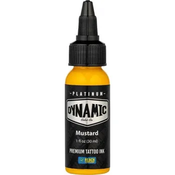 Tetovací barva Dynamic Platinum Mustard 30ml