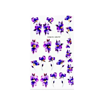 Vodolepky Flowers aquarelle 140 se zlatým středem Německo