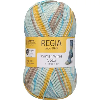 Příze Regia 4-Ply Winter Wires terrain Color 03095 (Ponožková příze Regia 4-Ply Winter Wires terrain Color 03095)