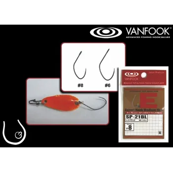 Rybářský háček Přívlačové rybářské háčky Vanfook SP-21 BL - vel. 6